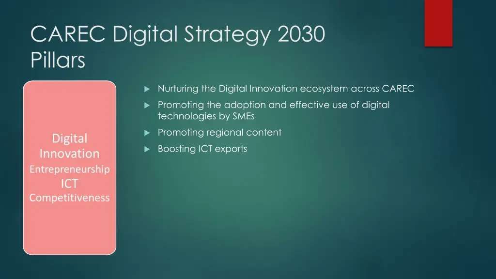 carec digital strategy 2030 pillars 4