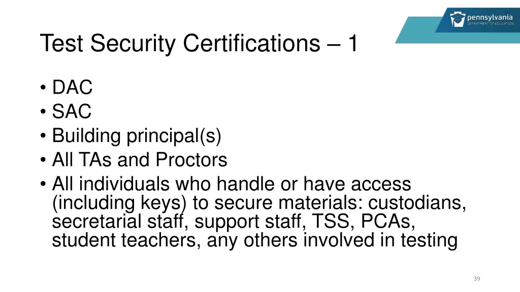 test security certifications 1