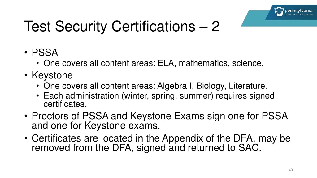 test security certifications 2