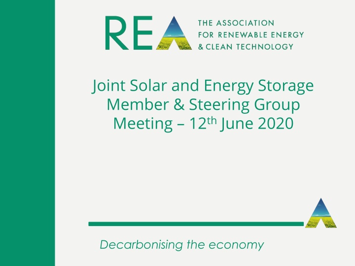 joint solar and energy storage member steering