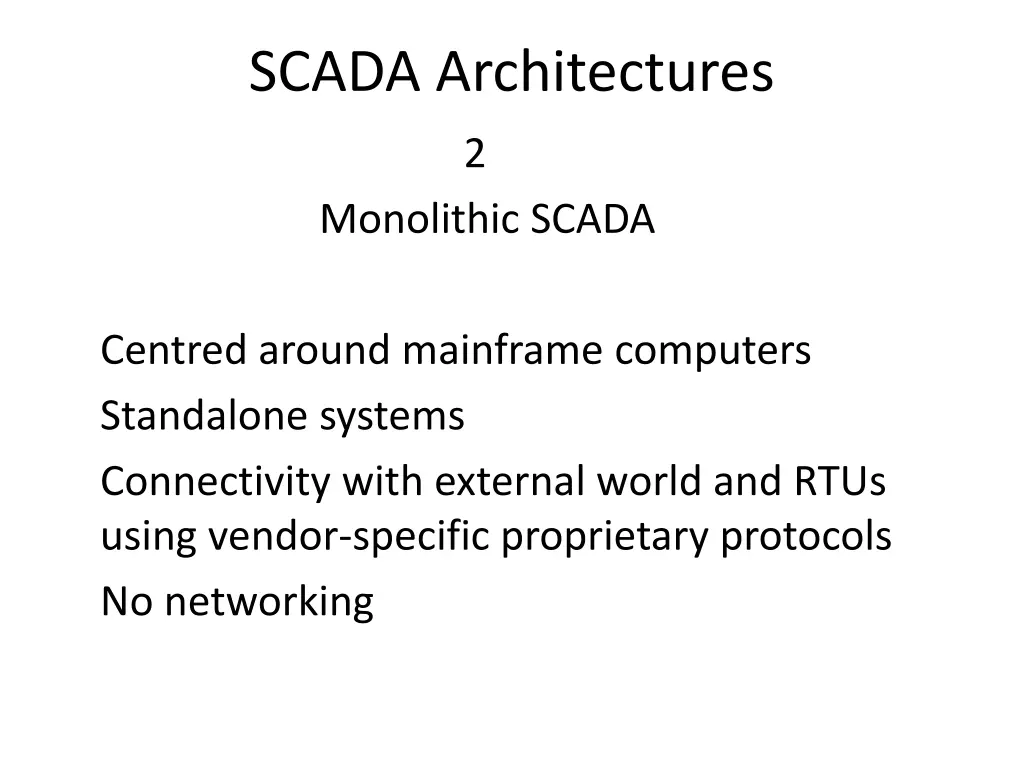 scada architectures 2