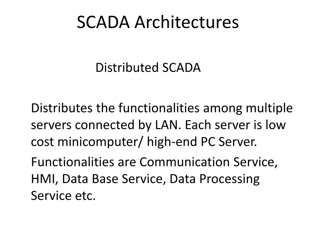 scada architectures 3