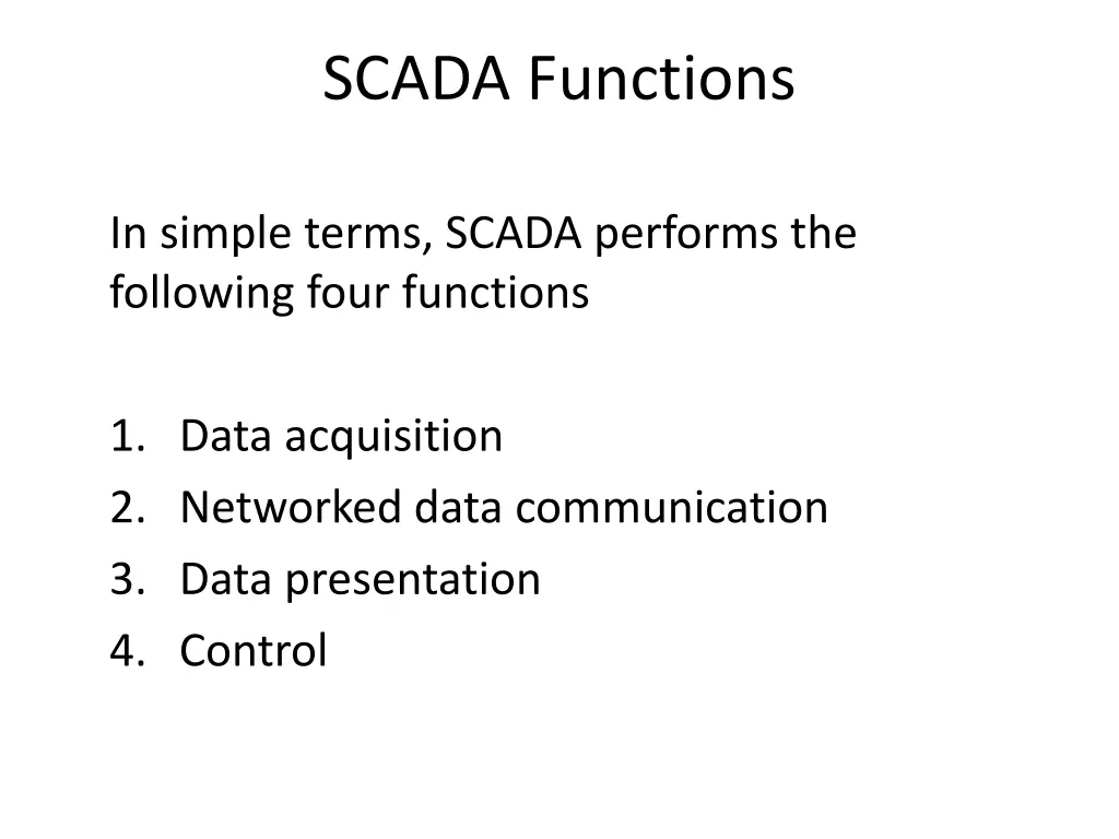 scada functions