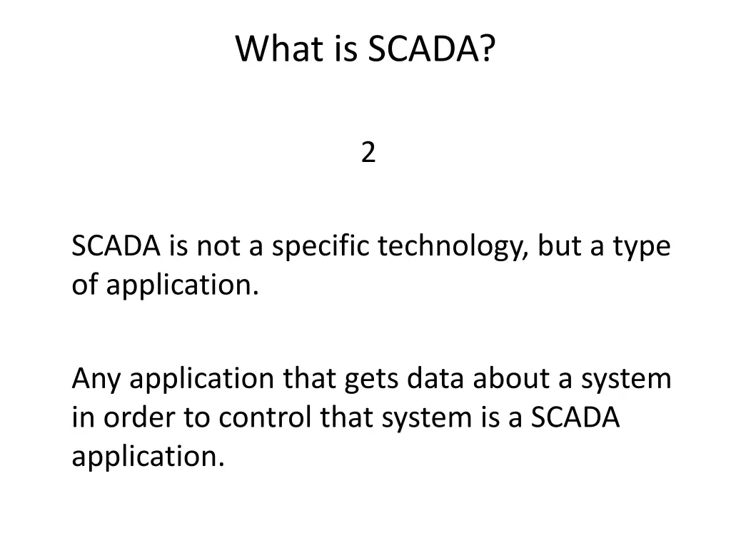 what is scada 1