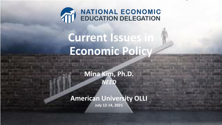 current issues in economic policy