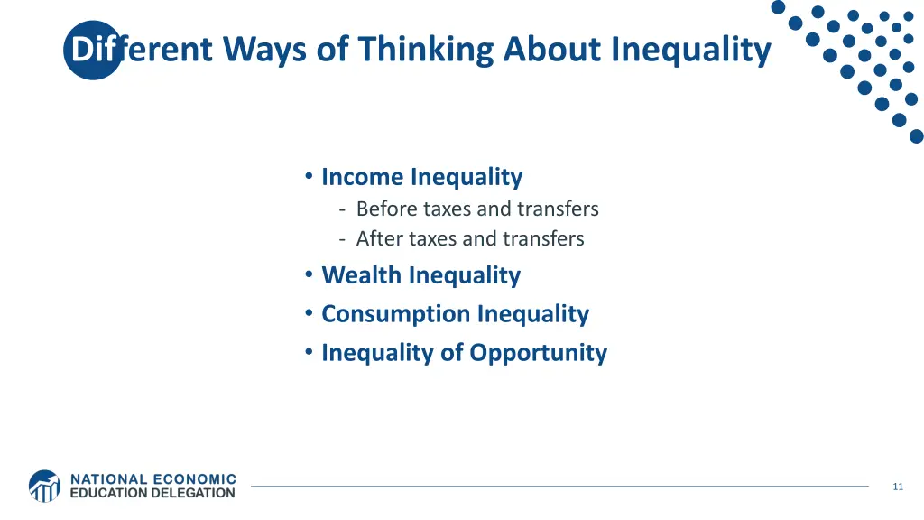 different ways of thinking about inequality 1