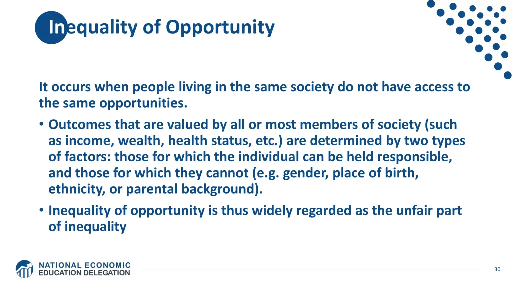 inequality of opportunity