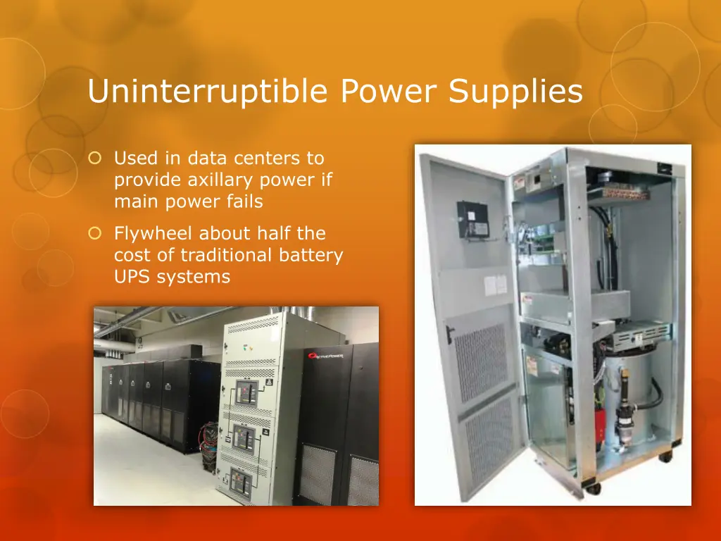 uninterruptible power supplies