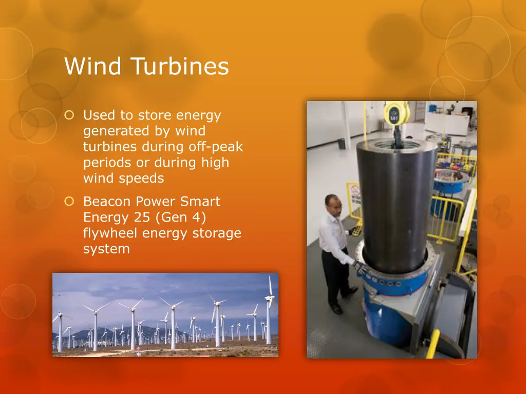 wind turbines