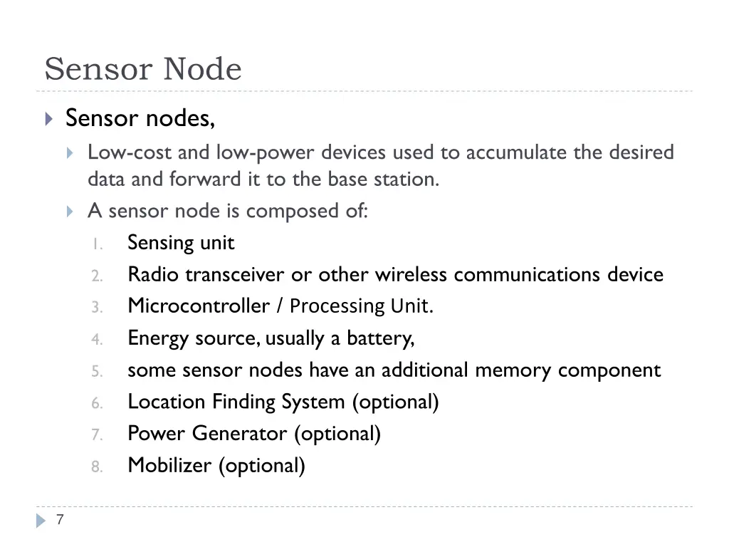 sensor node