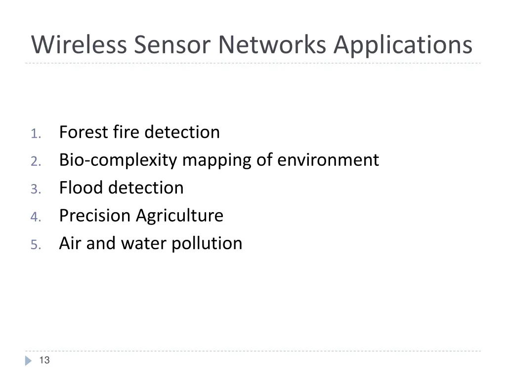 wireless sensor networks applications 1
