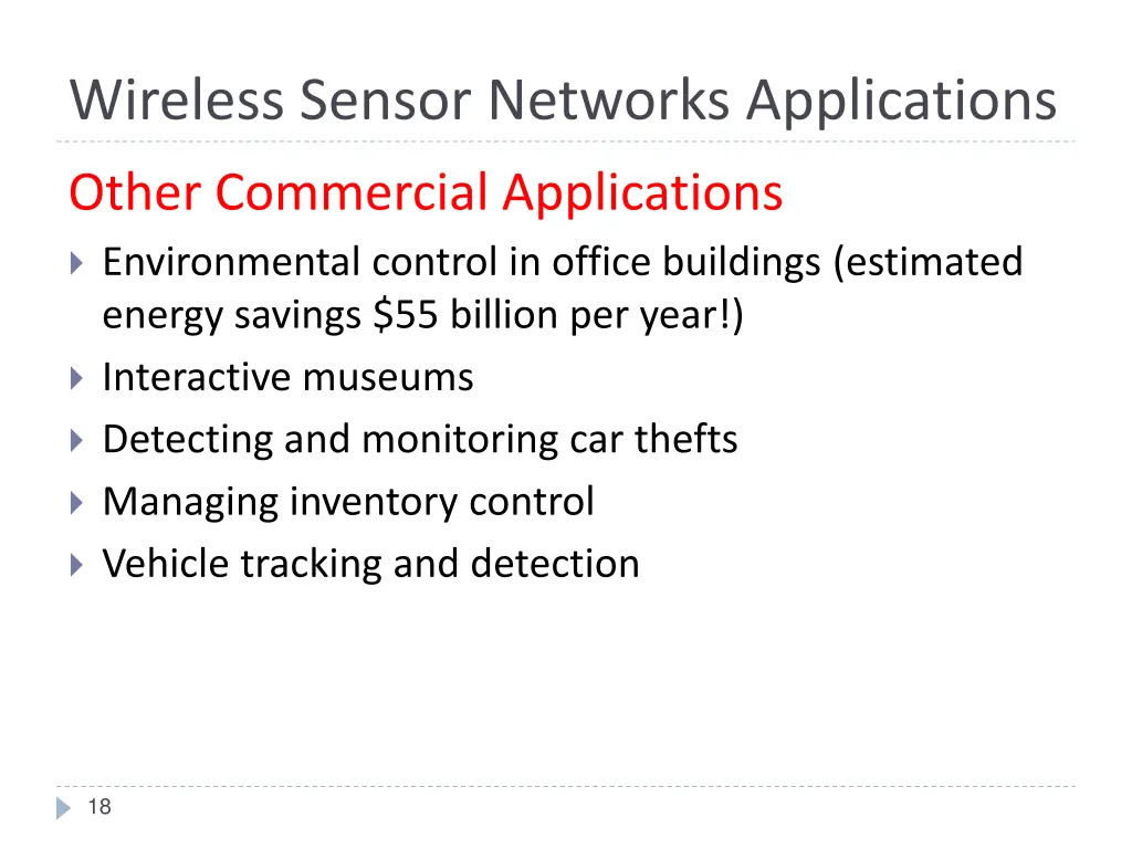 wireless sensor networks applications 5