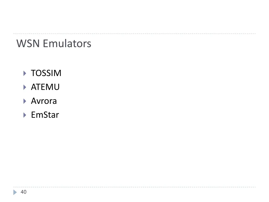 wsn emulators
