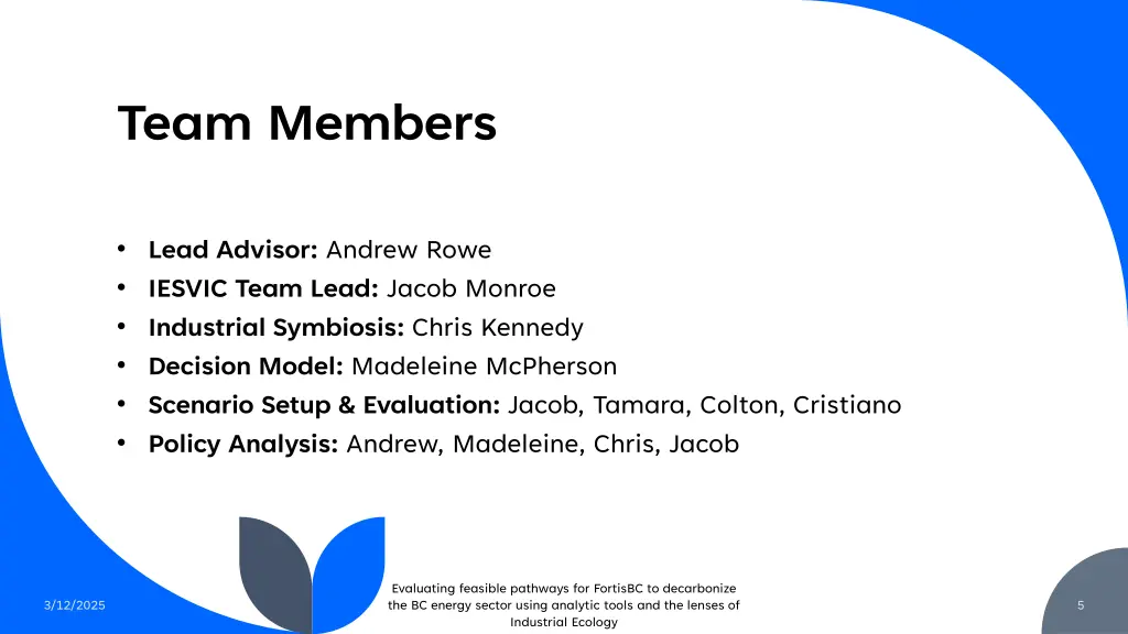 team members