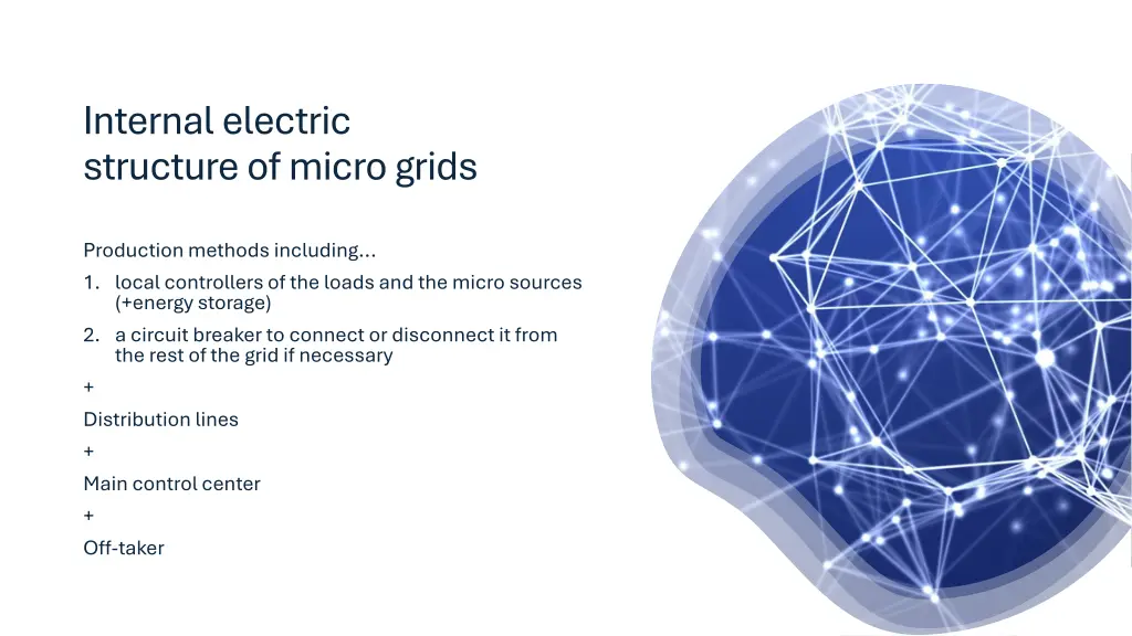 internal electric structure of micro grids