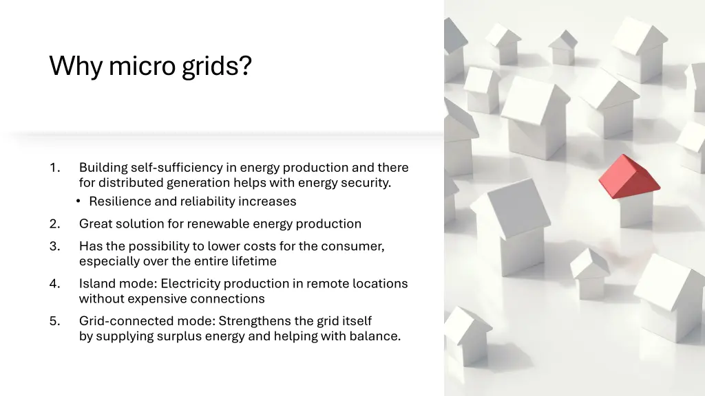 why micro grids