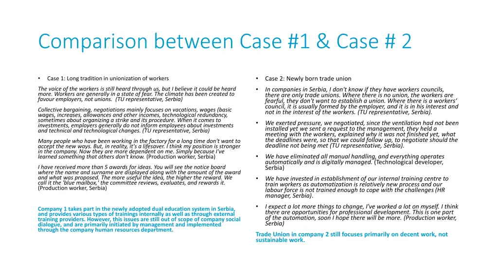 comparison between case 1 case 2
