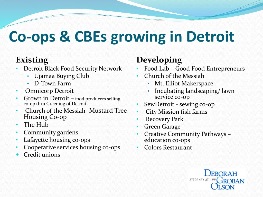 co ops cbes growing in detroit
