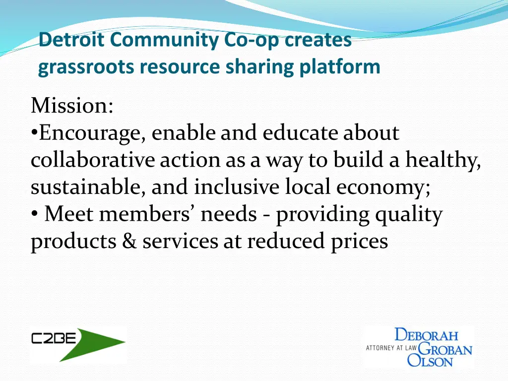 detroit community co op creates grassroots