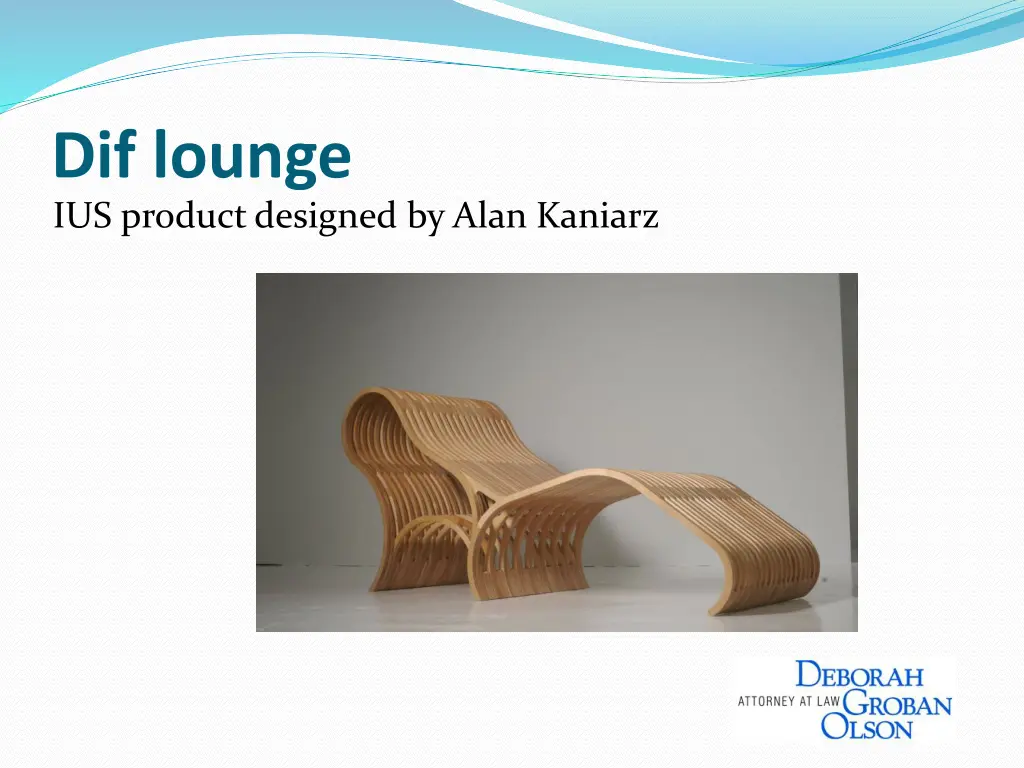 dif lounge ius product designed by alan kaniarz