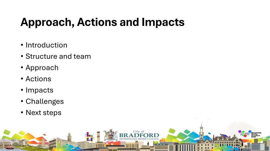 approach actions and impacts