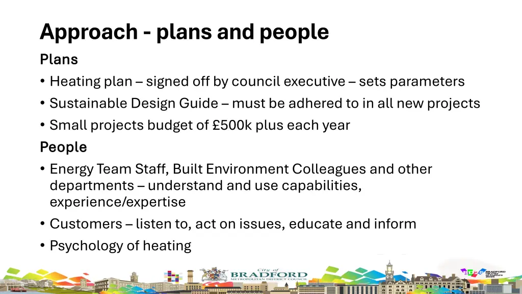 approach plans and people plans plans heating