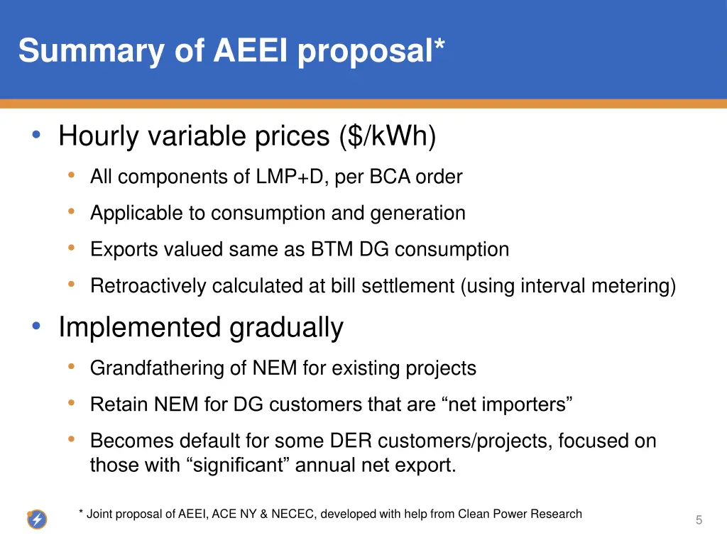 summary of aeei proposal