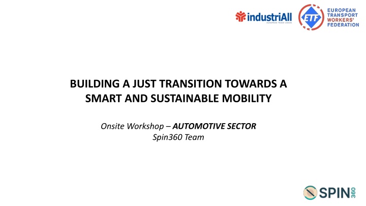 building a just transition towards a smart