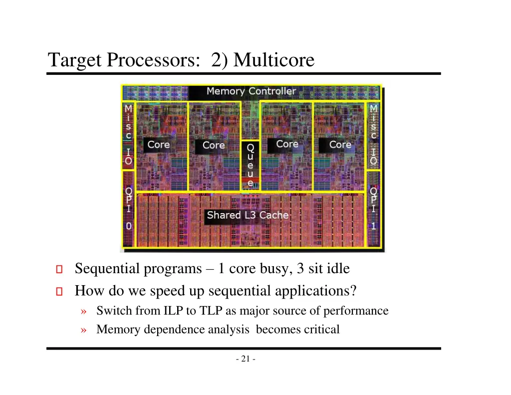 target processors 2 multicore