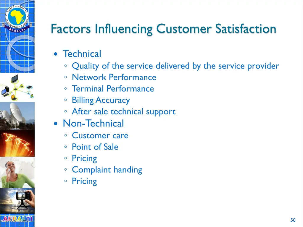 factors influencing customer satisfaction