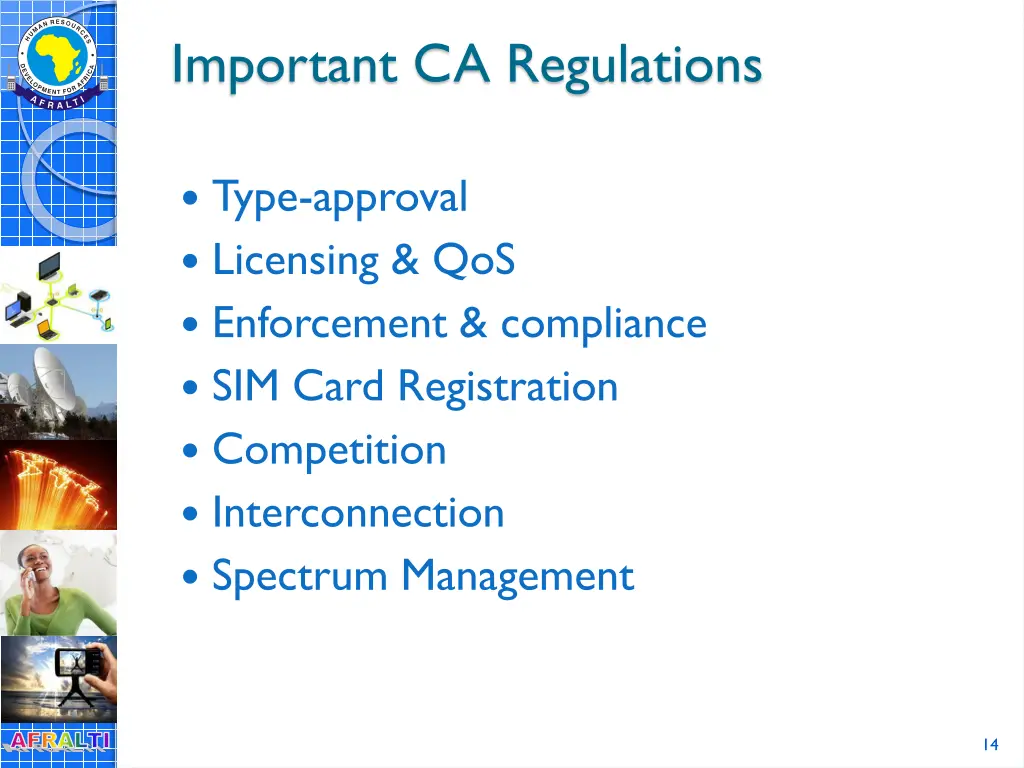 important ca regulations
