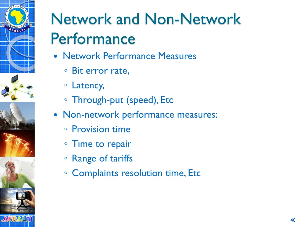 network and non network performance network