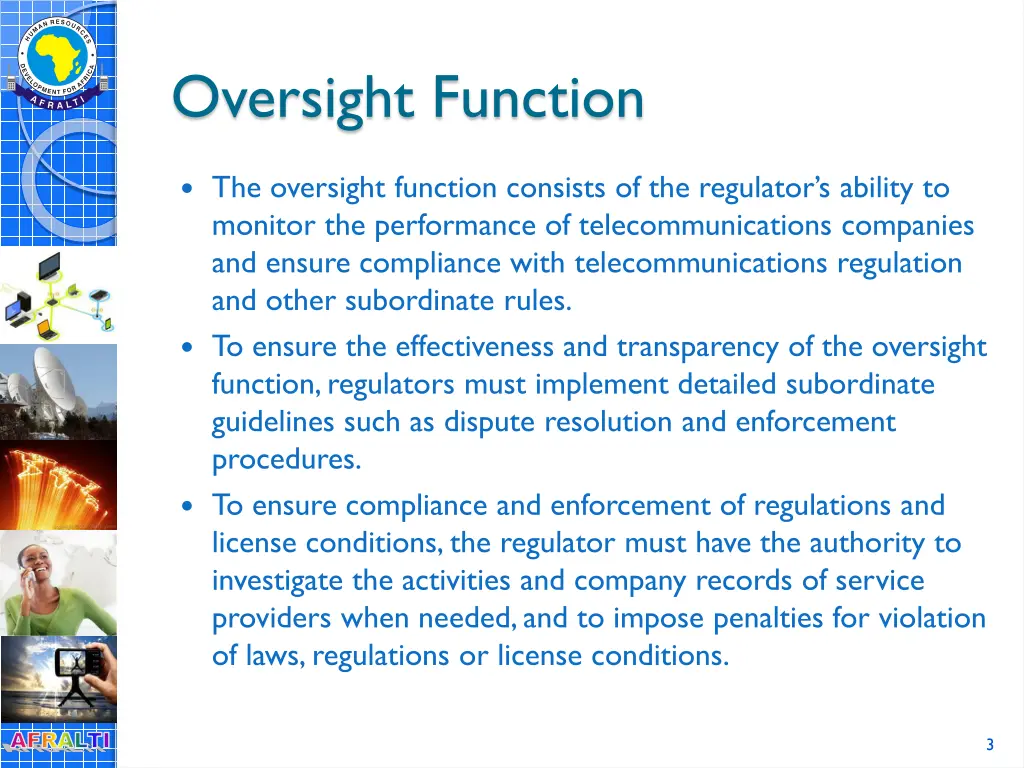 oversight function
