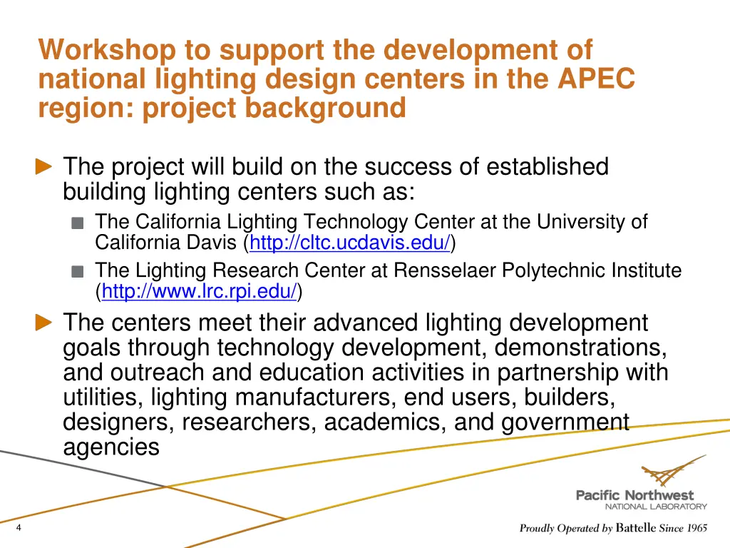 workshop to support the development of national 2