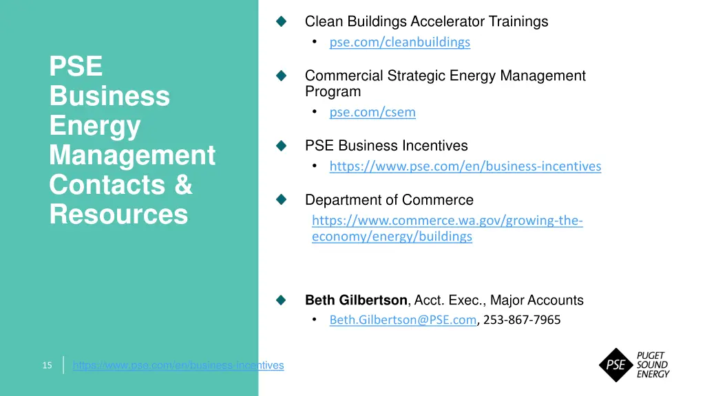 clean buildings accelerator trainings