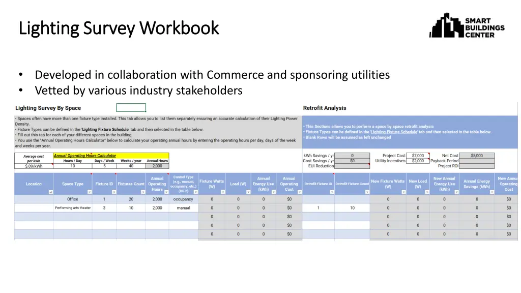 lighting survey workbook lighting survey workbook