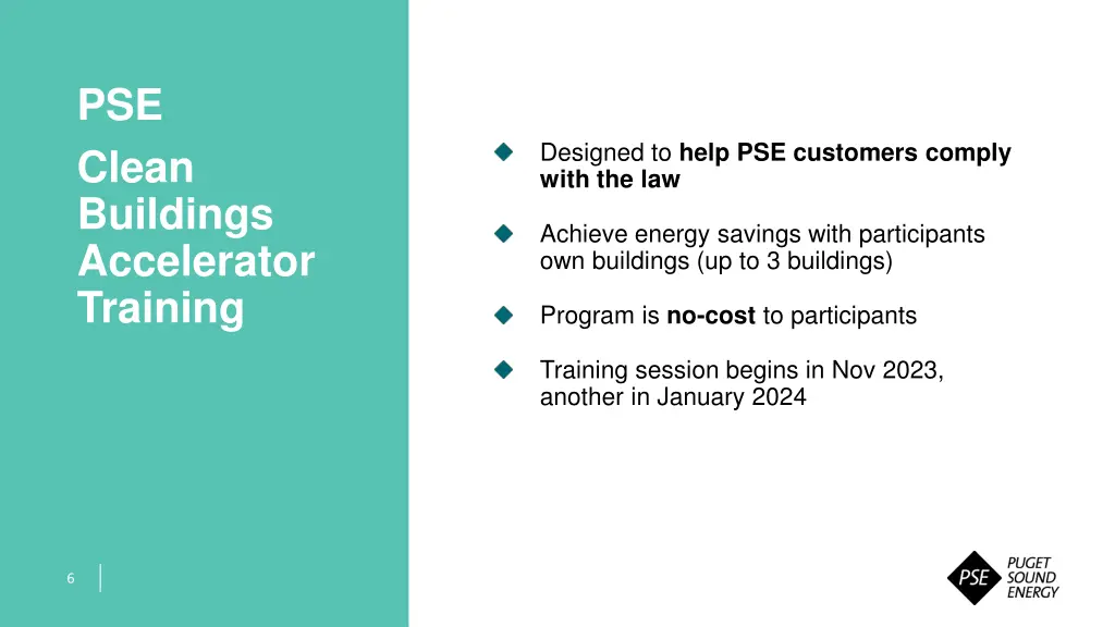 pse clean buildings accelerator training