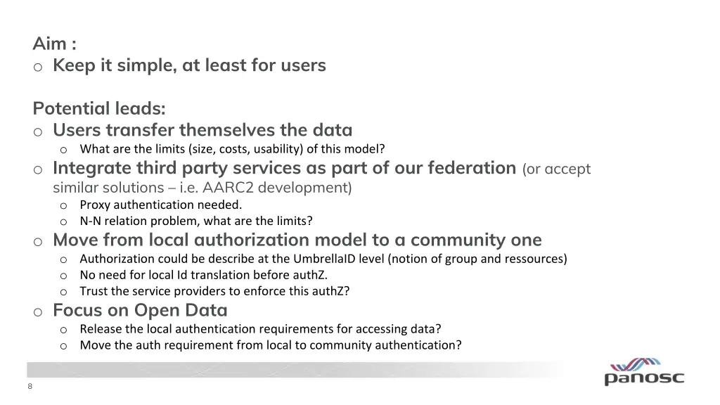 aim o keep it simple at least for users