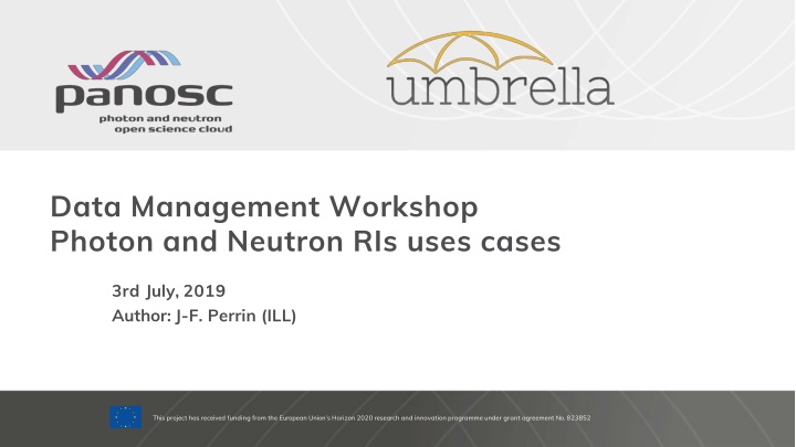 data management workshop photon and neutron