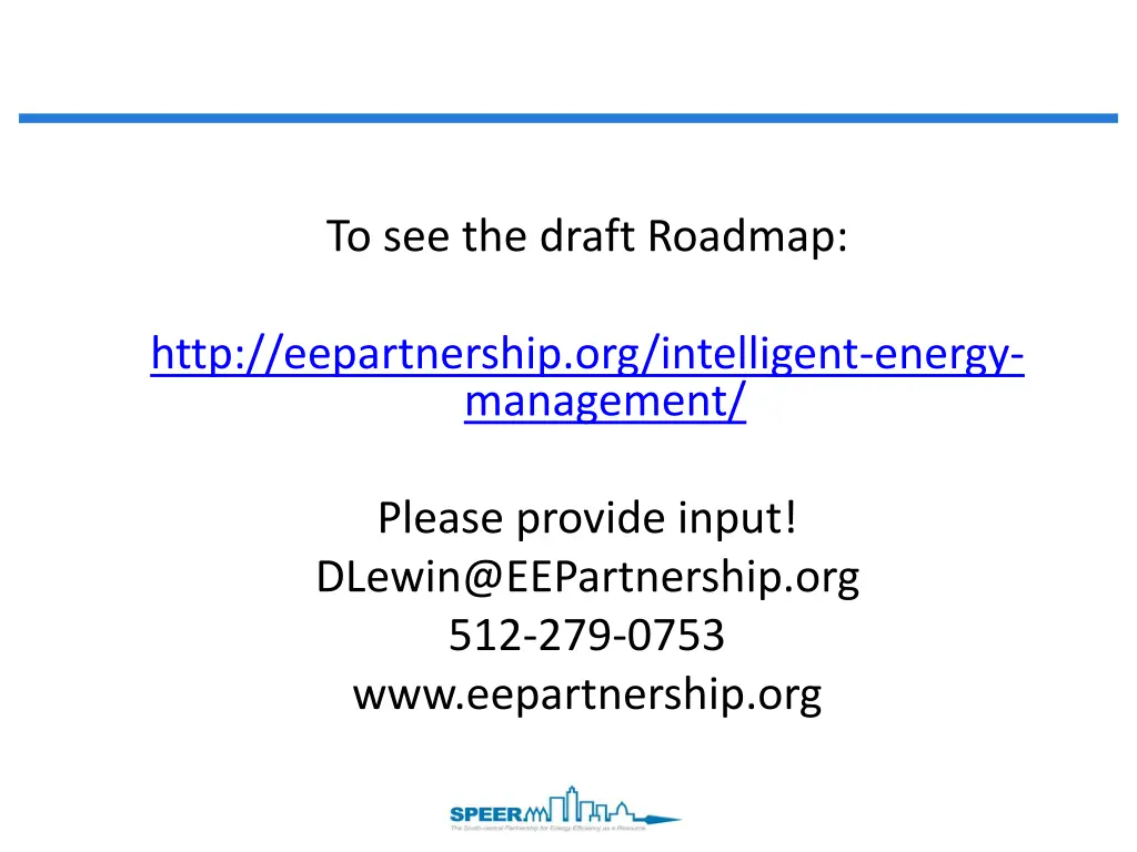 to see the draft roadmap