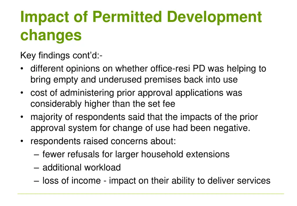 impact of permitted development changes 1