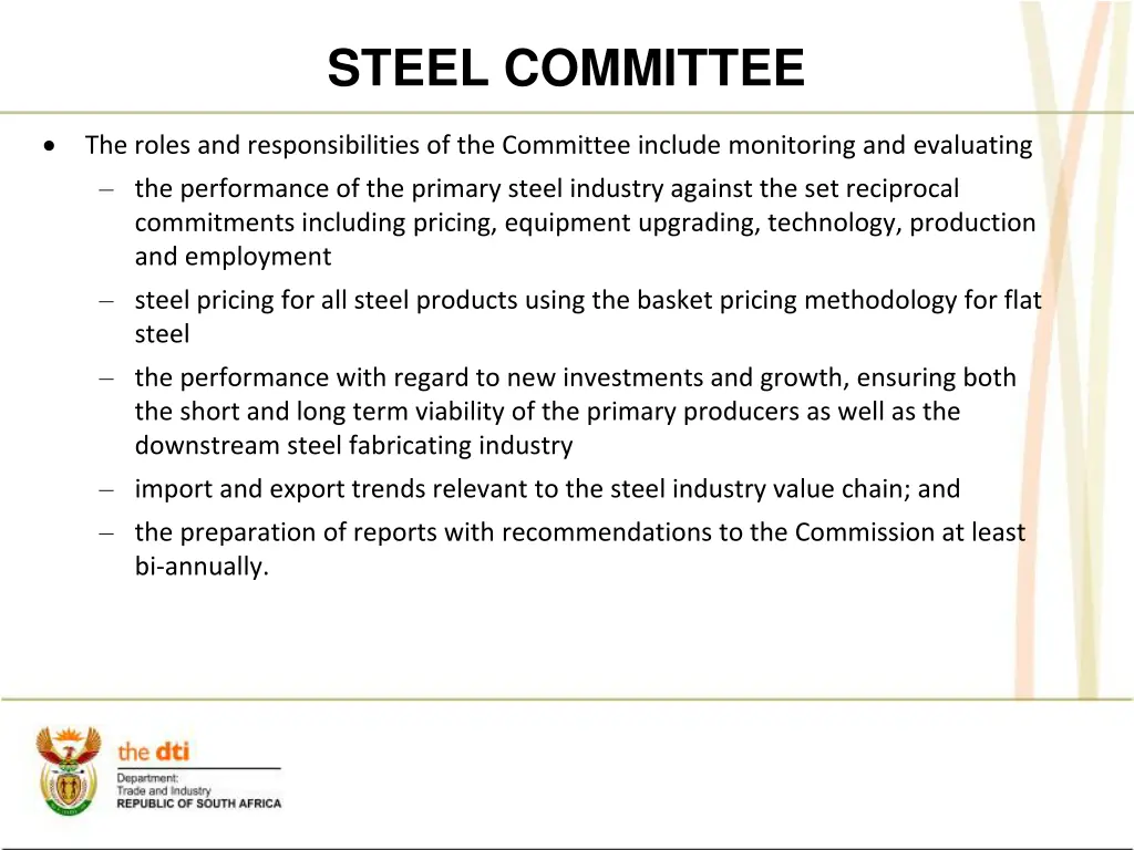 steel committee 1