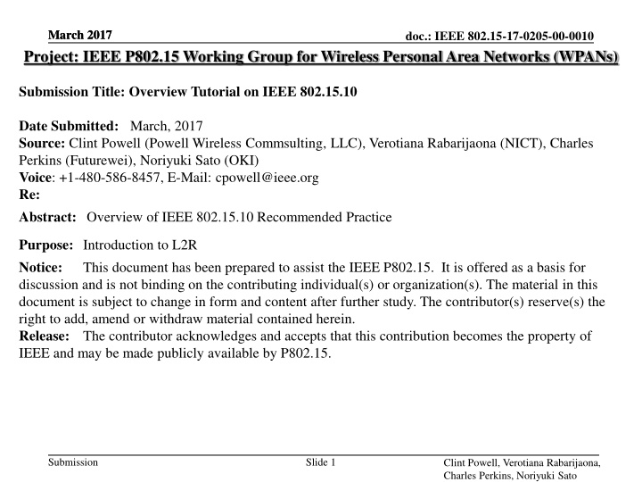 march 2017 project ieee p802 15 working group
