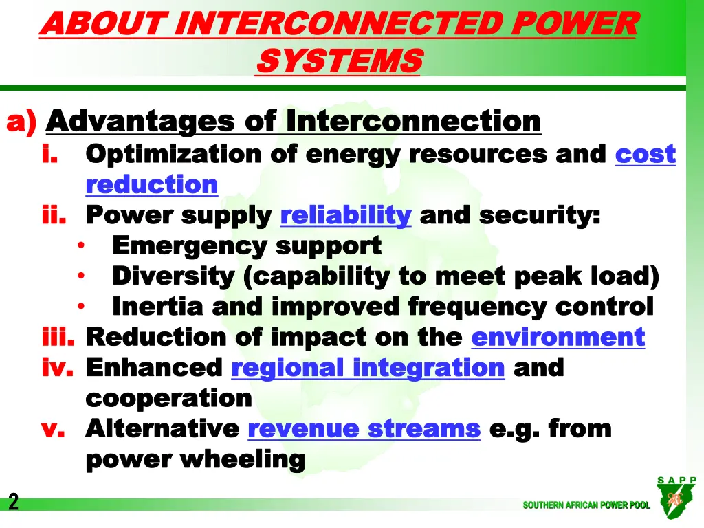 about interconnected power about interconnected