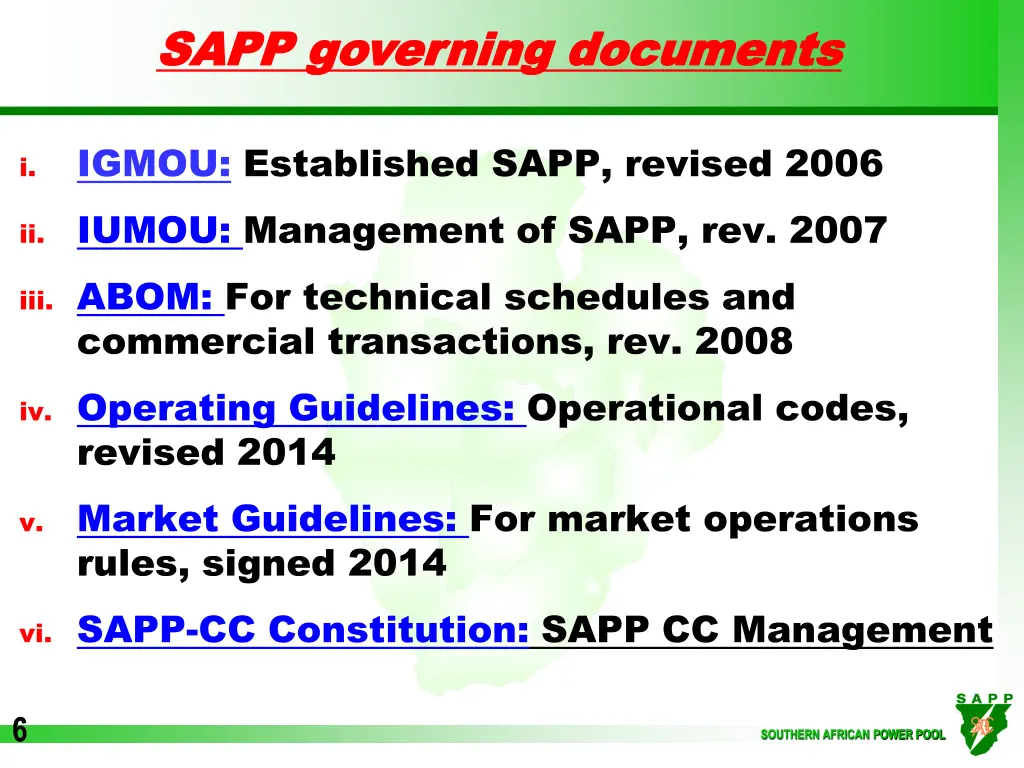 sapp governing documents sapp governing documents