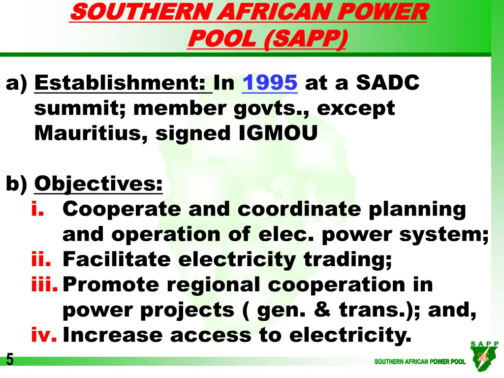 southern african power southern african power