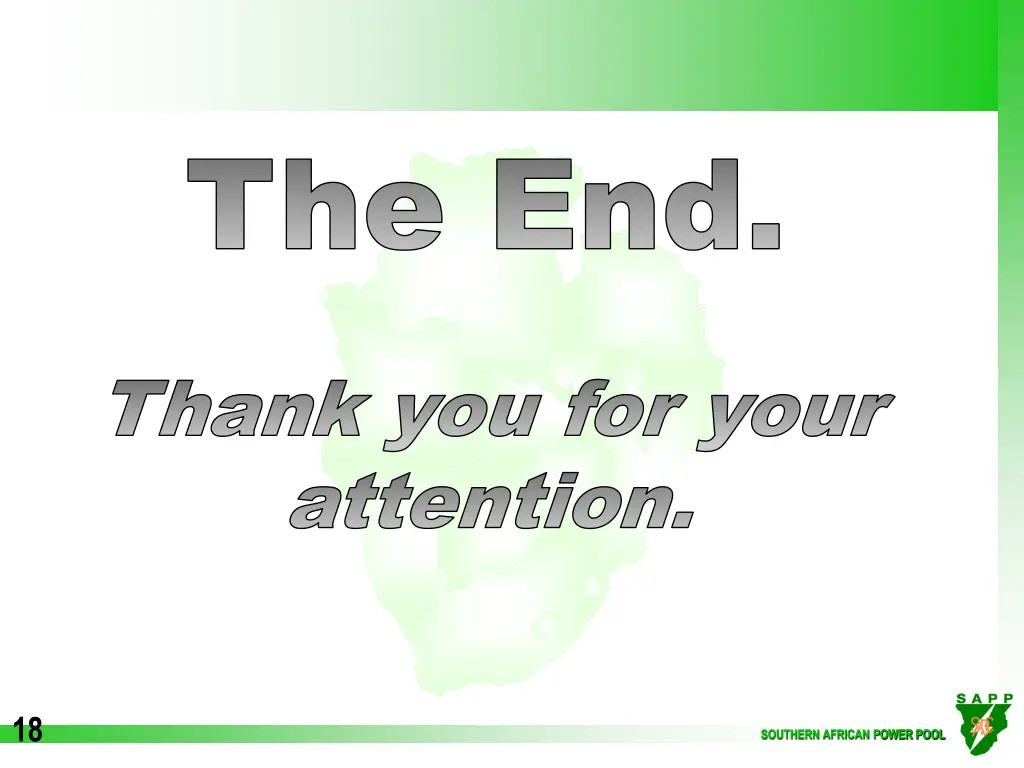 the end the end