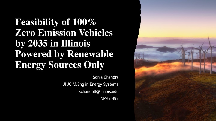 feasibility of 100 zero emission vehicles by 2035