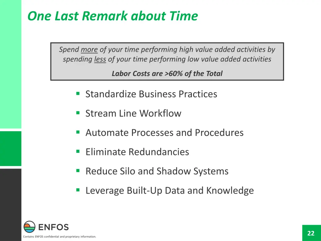 one last remark about time