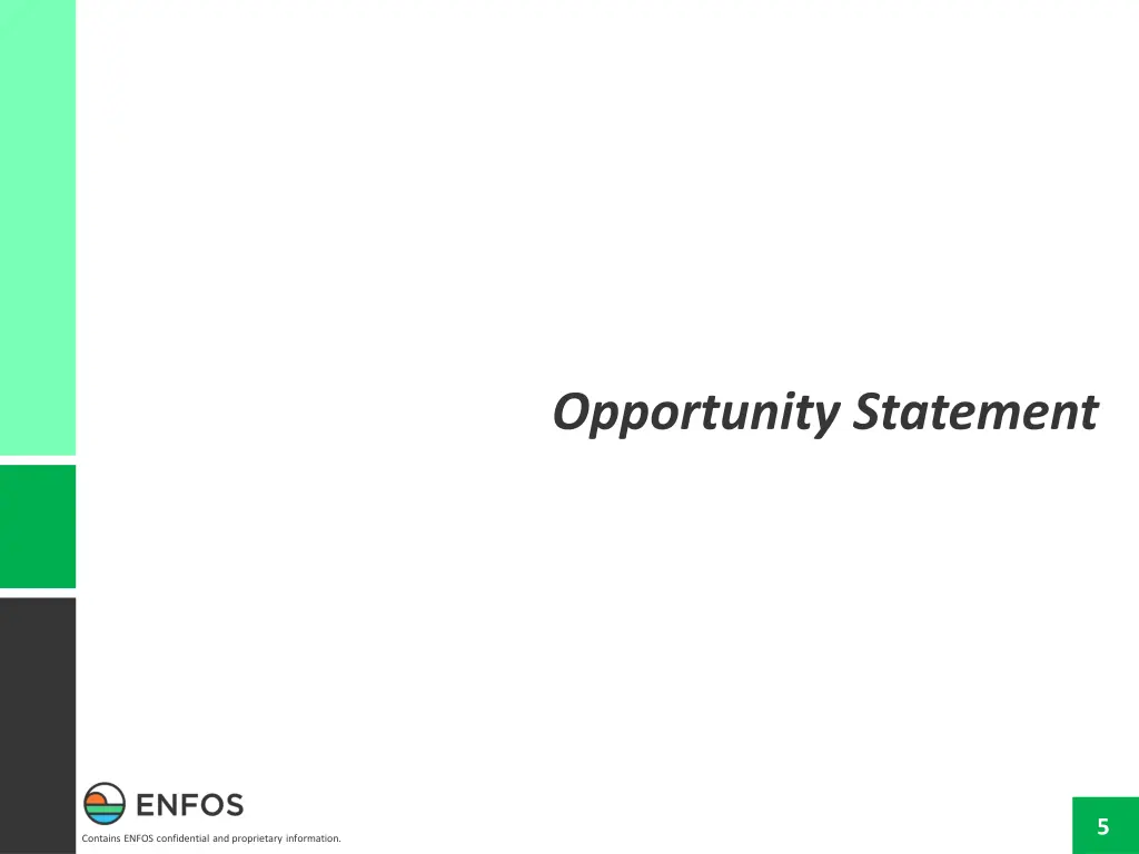 opportunity statement